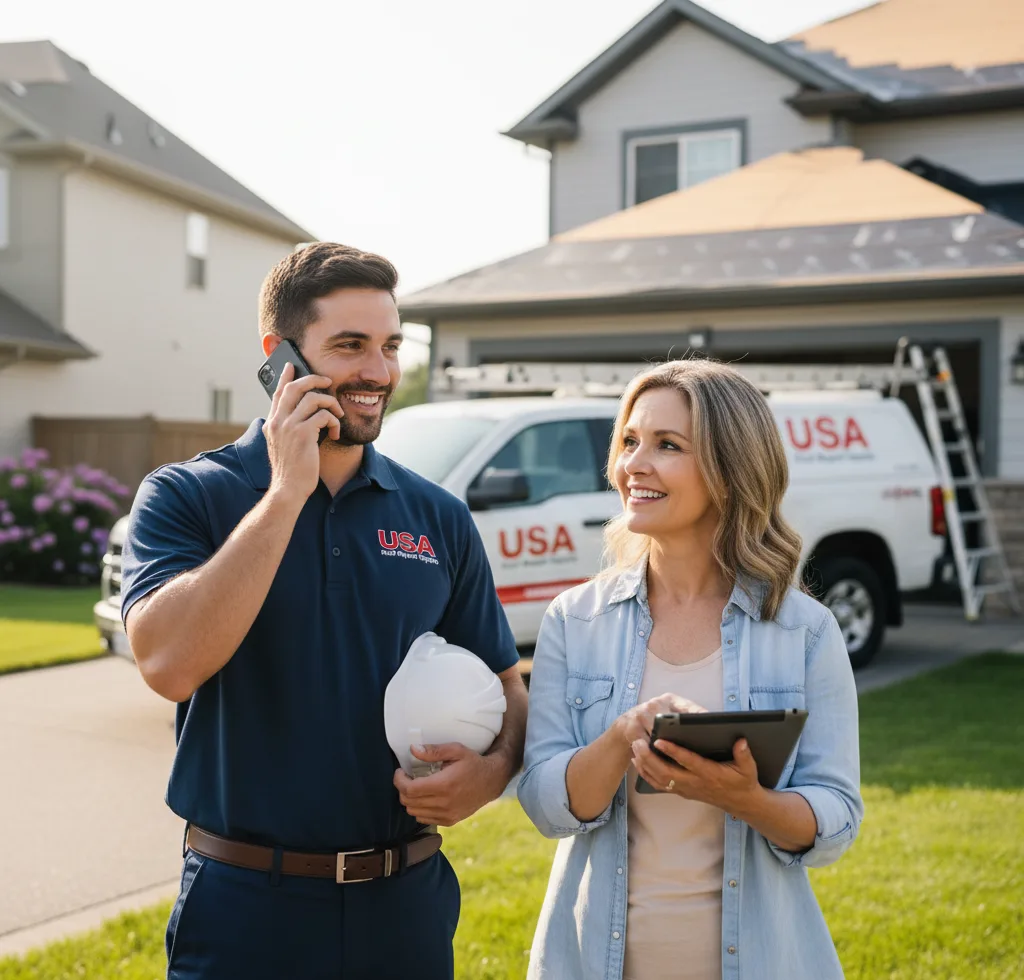 USA Roof Repair Experts customer support in Canyonville